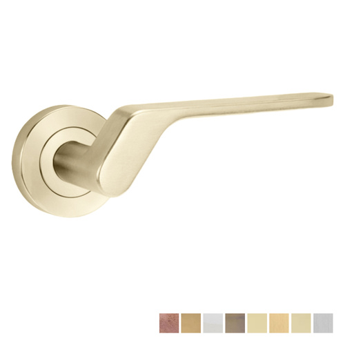 Lockwood Symphony 41 Lever On Round Rose - Available in Various Finishes and Handing