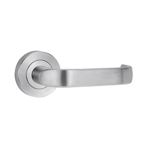 *Nonreturnable Item* Lockwood Door Handle 1220 Symphony 74 Ving Lever On Rose Satin Chrome Full Set 1220/1221/74SC (MTO 4)