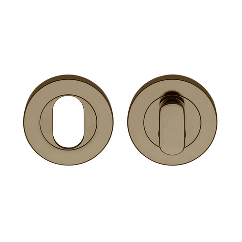 Lockwood Symphony 1220 Series Oval Cylinder And Turn Escutcheon Kit Architectural Bronze 1226/7NAZ