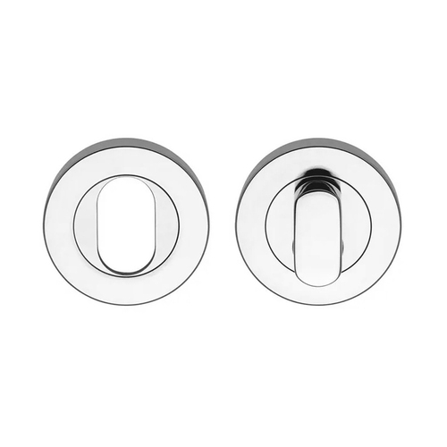 *Nonreturnable Item* Lockwood Symphony 1220 Series Oval Cylinder And Turn Escutcheon Kit Chrome Plate 1226/7NCP (MTO 8)