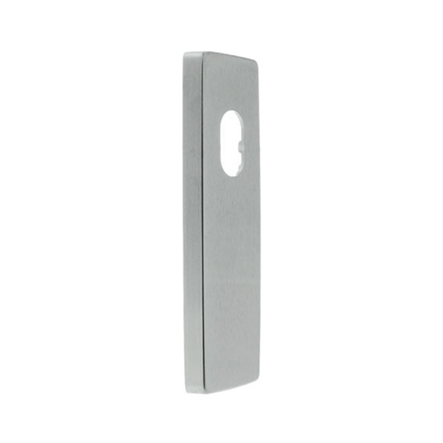 Lockwood Square End Plate with Cylinder Hole Chrome Plate 1800CP