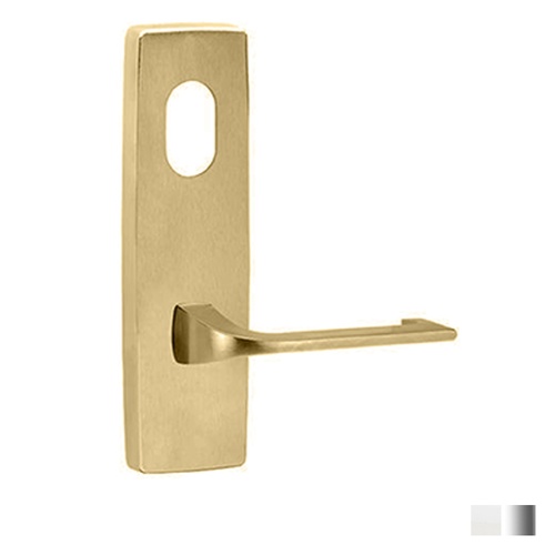 Lockwood Square End Plate with Cylinder Hole and 124 Lever - Available in Various Finishes