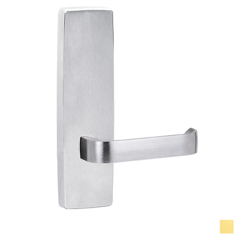 Lockwood 1805-131 Furniture Square End Plate & 131 Lever - Available in Polished Brass and Satin Chrome Finish