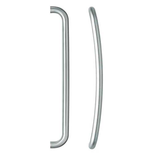 *Nonreturnable Item* Lockwood Entrance Pull Handle 450mm Satin Stainless Steel Pair 192X450SSS (MTO 8)