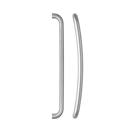 Lockwood Entrance Pull Handle 600mm Satin Stainless Steel Pair 192X600SSS