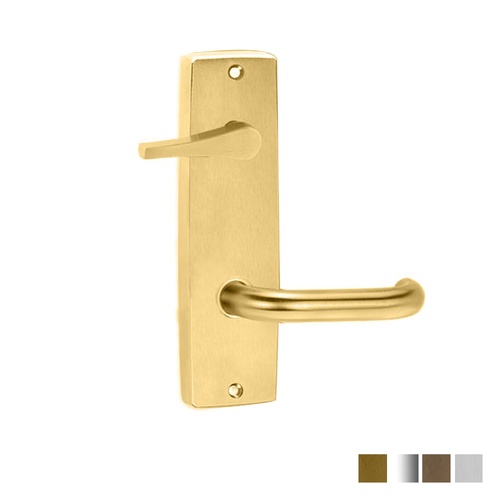 Lockwood Square End Plate with Disabled Turn & 70 Lever - Available in Various Finishes and Handing