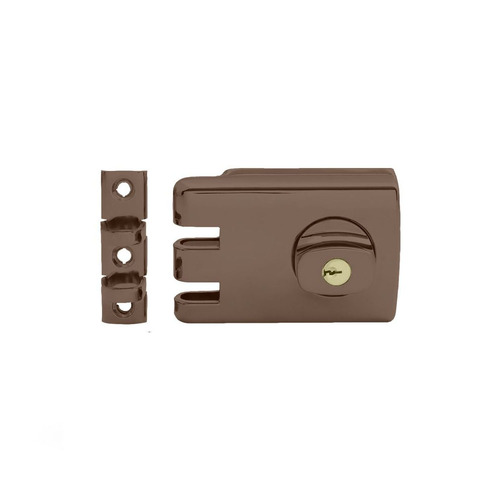 Lockwood 355 Double Cylinder Deadlock Brown Display Pack 355-NBRNDP