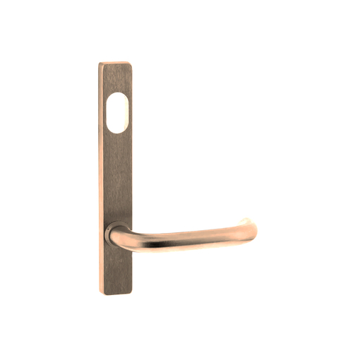 Lockwood 4801 Square End Plate with Cylinder Hole & 70 Lever Aged Brass 4801/70AG