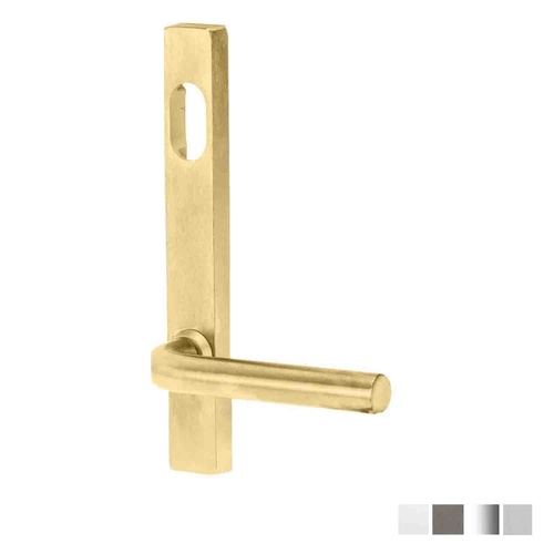 Lockwood Square End Plate With Cylinder Hole & 97 Lever - Available in Various Finishes