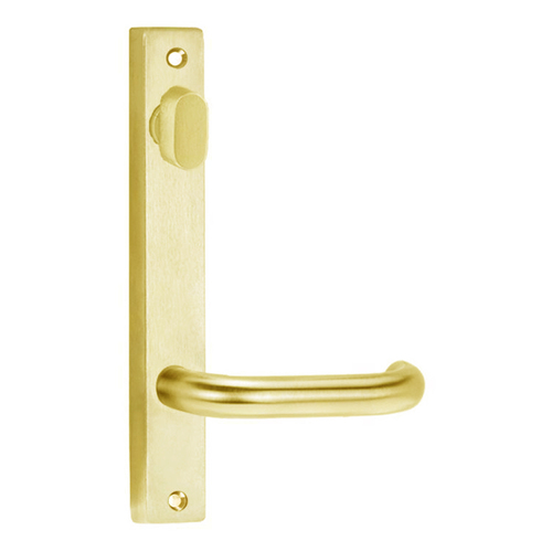 Lockwood 4904 Square End Plate with Turn & 70 Lever Polished Brass Unlacquered 4904/70BU