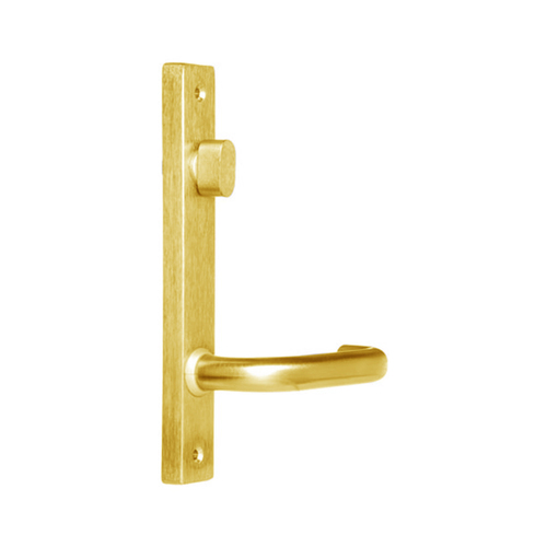 Lockwood 4904 Square End Plate With Turn & 70 Lever Polished Brass 4904/70PB