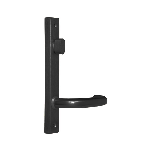 Lockwood 4904 Square End Plate Visible Fix With Turn Lever Black Matt (260-9129M) 4904/70PCMB