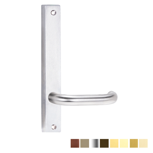 Lockwood Furniture Narrow Square End Plate Visible Fix with 70 Lever - Available in Various Finishes