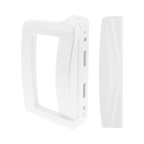 Lockwood Onyx Dummy D Pull Handle White For Sliding Doors 9A5B4/XXWH