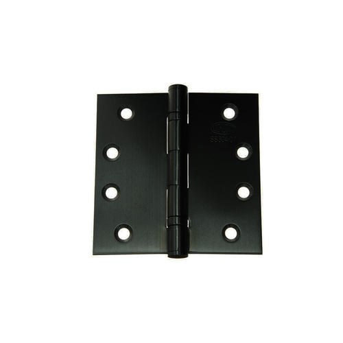 Lockwood Door Ball Bearing Butt Hinge 100x75x2.5mm Matt Black LW10075BBMBK