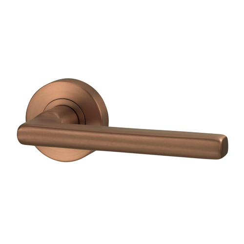 Lockwood Vivid V4 Passage Set Includes Latch 130mm Satin Bronze PVD VIV1/V4BZPVD