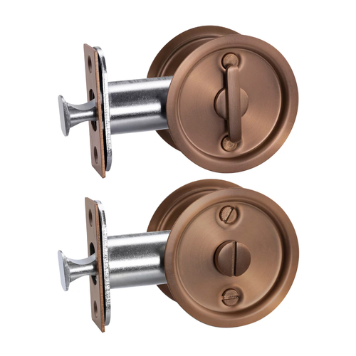 Lockwood Vivid Cavity Door Slider Privacy Set Satin Bronze PVD VIVCAV2/BZPVD