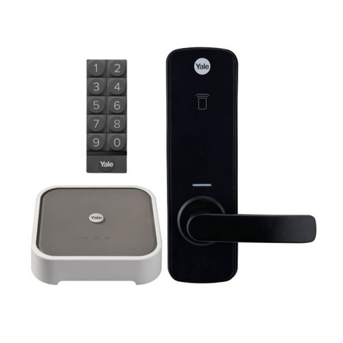 Yale Unity Smart Entrance Lock with Connect Plus and Smart Keypad Matt BLack YUR/DEL/PKIT/MBK