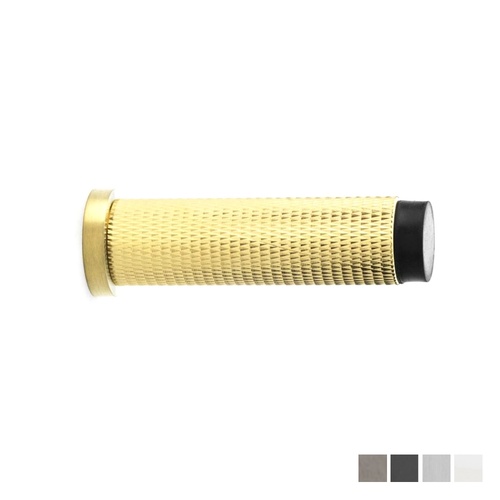 Alexander and Wilks Brunel Knurled Cylinder Door Stop - Available in Various Finishes