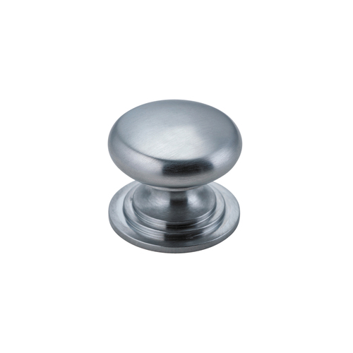 Restocking Soon: ETA Mid November - Iver Sarlat Cupboard Knob Handle 38mm Brushed Chrome 0569