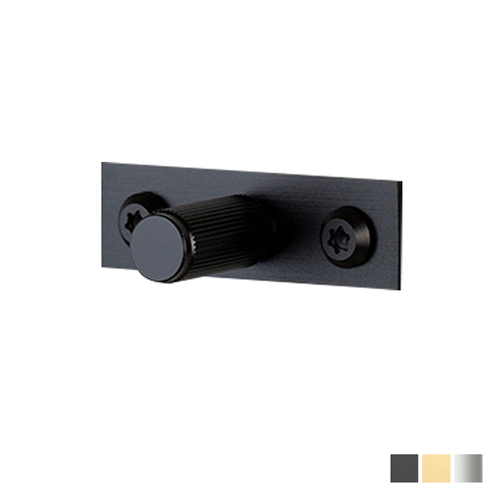 Buster and Punch Linear Furniture Knob Set with Back Plate 12mm - Available in Various Finish