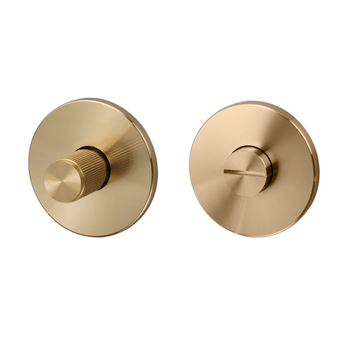 Buster and Punch Door Thumbturn Lock Linear Brass RLL-051077