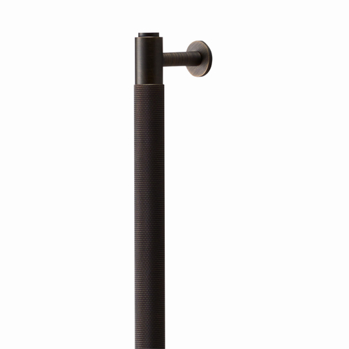 Buster and Punch Closet Bar Cross-Knurl Pattern 760mm Smoked Bronze UK-CB-760-SM-A