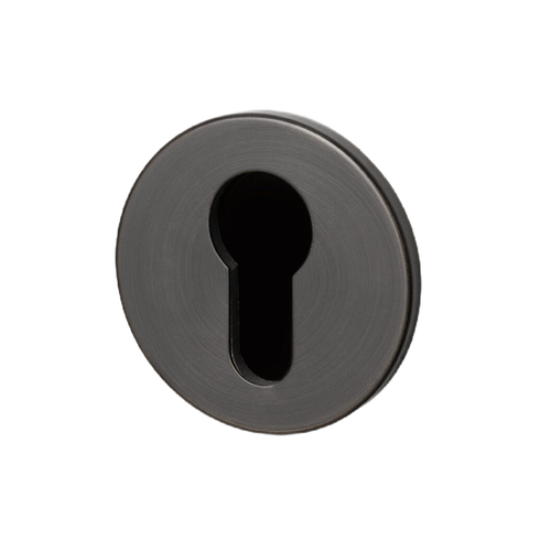 Buster and Punch Euro Cylinder Escutcheon Smoked Bronze UK-CYL-35-SM-A