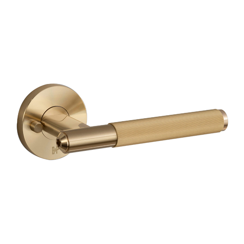 Buster and Punch Linear Door Lever Privacy Brass ZDD-052284