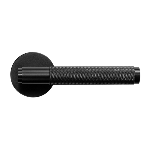 Buster and Punch Cross Door Lever Handle Passage Black ZDD-592272