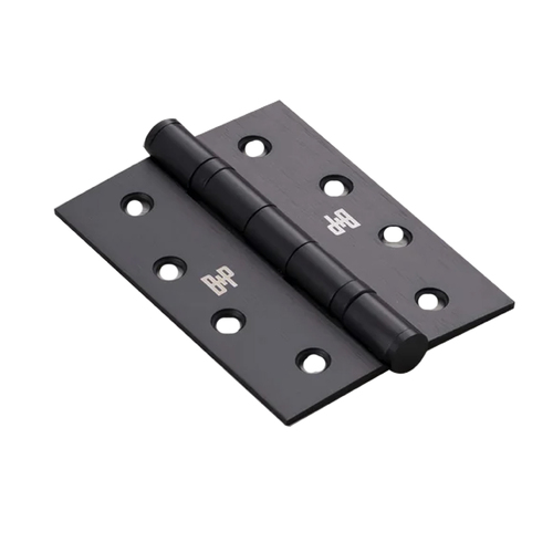 Buster and Punch Door Hinge Fixed Pin 100x75mm Welders Black ZHG-591848