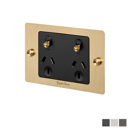 Buster and Punch 2G GPO Socket Outlet - Available in Various Finishes