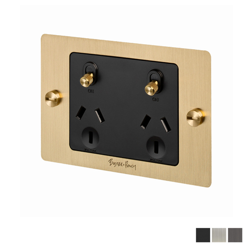 Buster and Punch 2G GPO Socket 1 USB - Available in Various Finishes