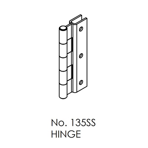 Brio Screen Hinge 135SS For Screenfold 25KG Top Hung Exterior Folding Screens