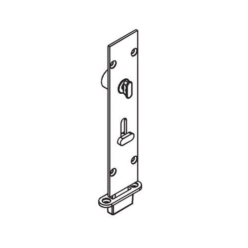 Brio Flush Bolt 456ENSN-1 Square 190mm Necked Lockable Satin Nickel