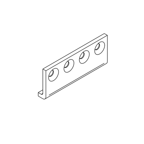 Brio Joining Bracket For Two Systems Stainless Steel 80BJB