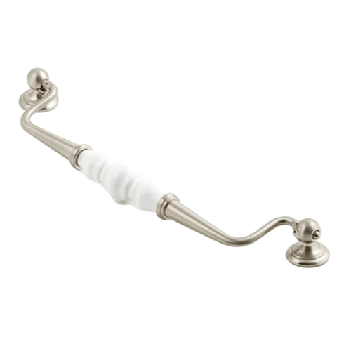 Castella Heritage Estate Bail Handle White Brushed Nickel 224mm 062.224.19