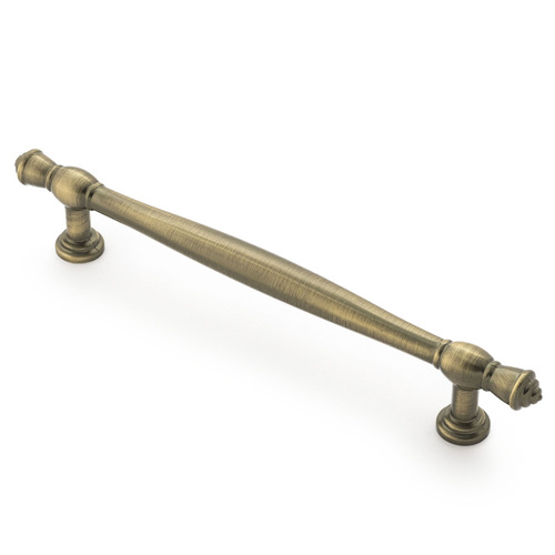 Castella Bentleigh Cabinet Handle 160mm Brushed Antique Brass 403.160.38