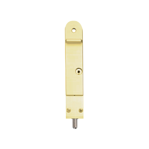 Centor DF Dropbolt for Doors Keyed 400mm PVD Brass DBFO400KRTG