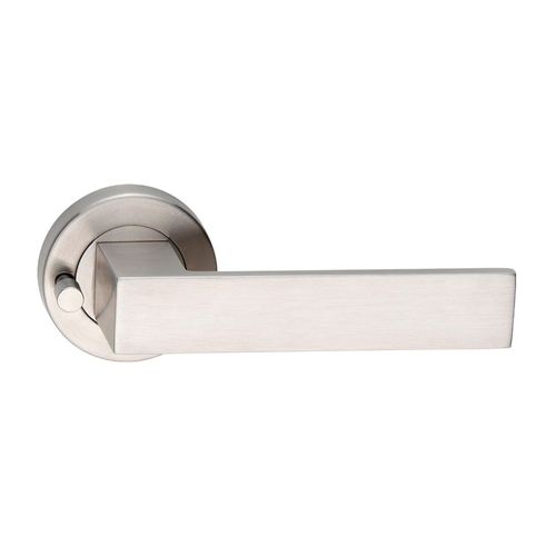 Dormakaba Coastal Round Rose Privacy Door Handle Leverset Satin Stainless Steel 4300/120PSSS