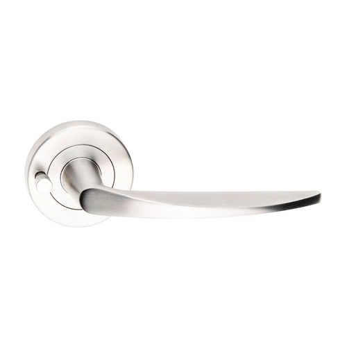 Dormakaba Coastal Door Handle Lever on Round Rose Privacy PSS 4300/25PPSS