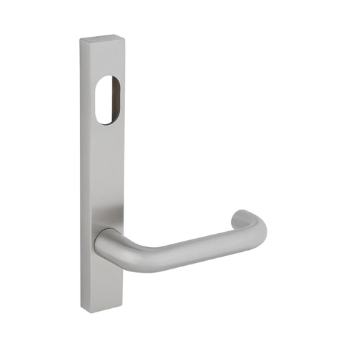 Dormakaba External Concealed Plate with Oval Cylinder Hole & 30 Lever Satin Stainless Steel 6400/30G