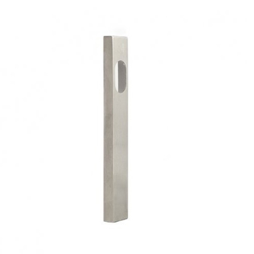 Dormakaba 6400 Series Narrow External Square End Plain Plate Concealed Fix Satin Stainless Steel