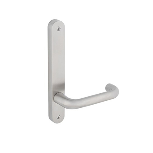 Dormakaba Door Lever on Interior Narrow Style Round End Plate No Cyl Hole V.Fix SSS 6506/30G