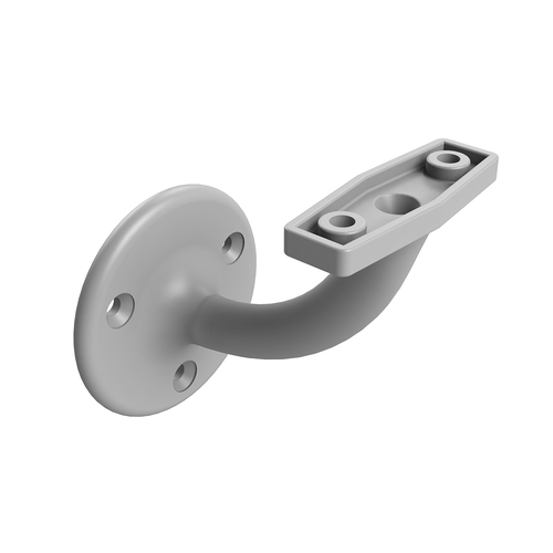 Emro Stair Hand Rail Bracket Conventional Visible Fix 60mm Satin Powder Coat 440SPP 