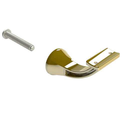 Emro Architectural Concealed Curved Top Bracket Gold Plated 4462GPPP