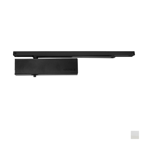 Hafele Startec DCL 61 EN2-4 Overhead Door Closer Non Hold-Open - Available in Matt Black and Silver