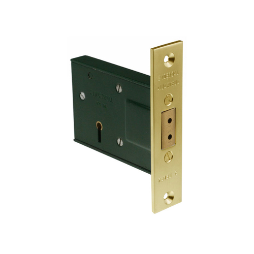 Jacksons 5 Lever Mortice Deadbolt Lock with Cylinder Satin Brass JM29SB