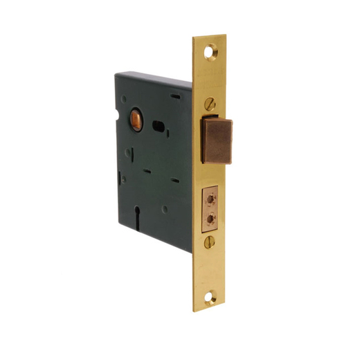 Jacksons 5 Lever Mortice Lock 60mm with Cylinder Satin Brass JM560SB