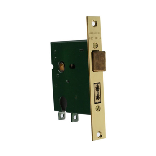 Jacksons Euro Mortice Lock 60mm with Cylinder Body Polished Brass JMC60PB